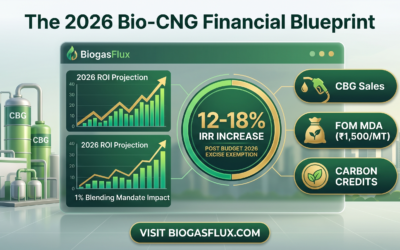 The 2026 Bio-CNG Financial Blueprint: How to Navigate the New 1% Blending Mandate