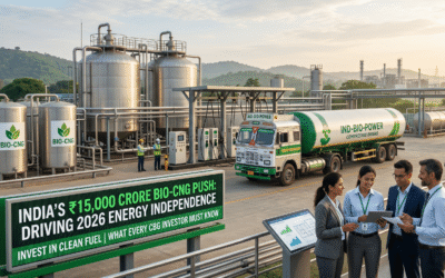 India’s ₹15,000 Crore Bio-CNG Push in 2026: What Every CBG Investor Must Know Right Now