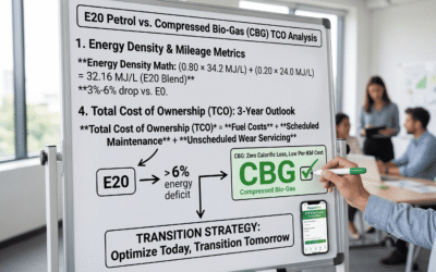 E20 Petrol vs. Compressed Bio-Gas (CBG): A Side-by-Side Total Cost of Ownership Breakdown