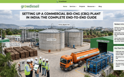Setting Up a Commercial Bio-CNG (CBG) Plant in India: The Complete End-to-End Guide